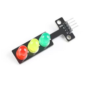 Modulo di segnale stradale a LED 5V modulo di emissione semaforo elettronico blocco di apprendimento programmazione scheda di controllo singola - Product Image 1