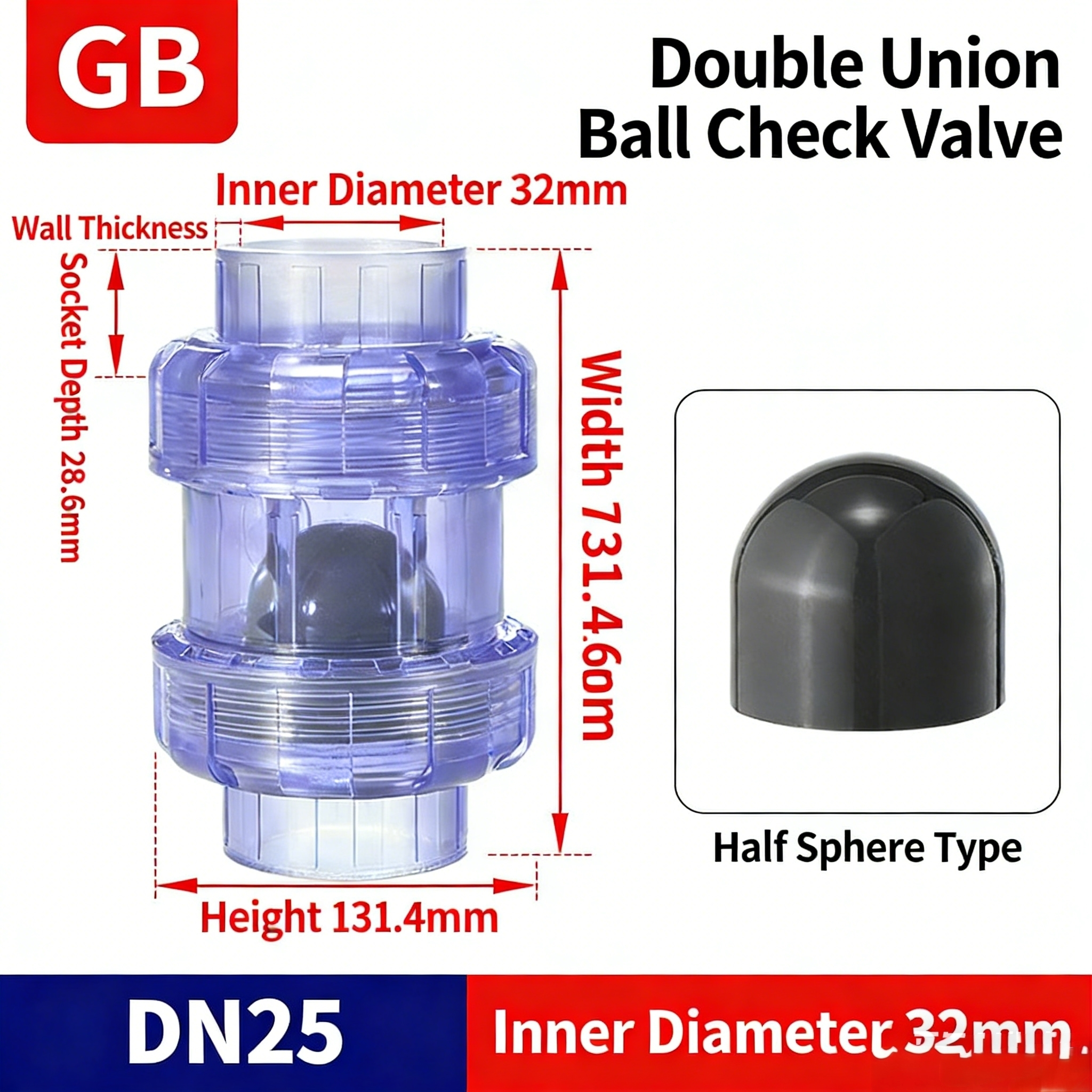 Bleu DN25