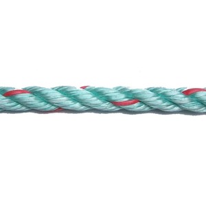 Suministro directo de fábrica de alta tenacidad de 3 hilos trenzados 4mm 6mm 8mm 12mm PP cuerda trenzada para embalaje duradero y resistente 5 años - Product Image 1