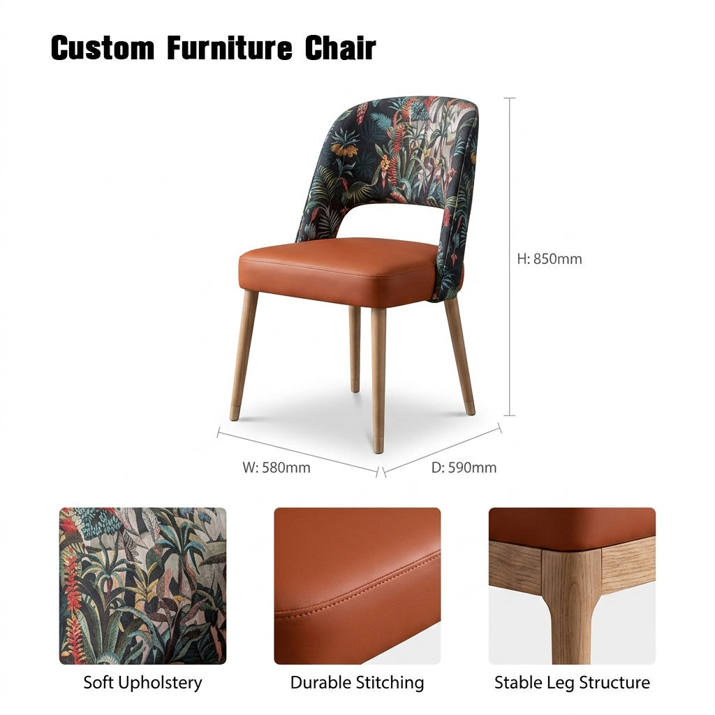 Chaise de restaurant sur mesure