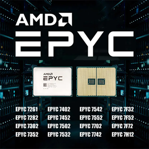 ที่ดีที่สุดราคา 7002 Series โปรเซสเซอร์ 256MB 48 แกน 96 เหน็ด TDP 225W 2.3GHZ เซิร์ฟเวอร์โปรเซสเซอร์ Amd Epyc 7642 CPU - Product Image 2