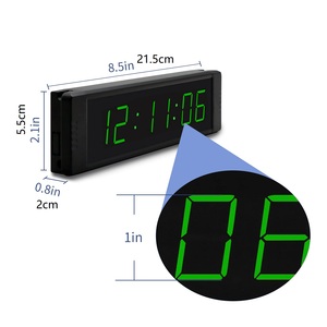 Ganxin DC alimentatore LED cronometro Multi funzione conto alla rovescia cronometro 1 pollice Display digitale ora con telecomando - Product Image 2