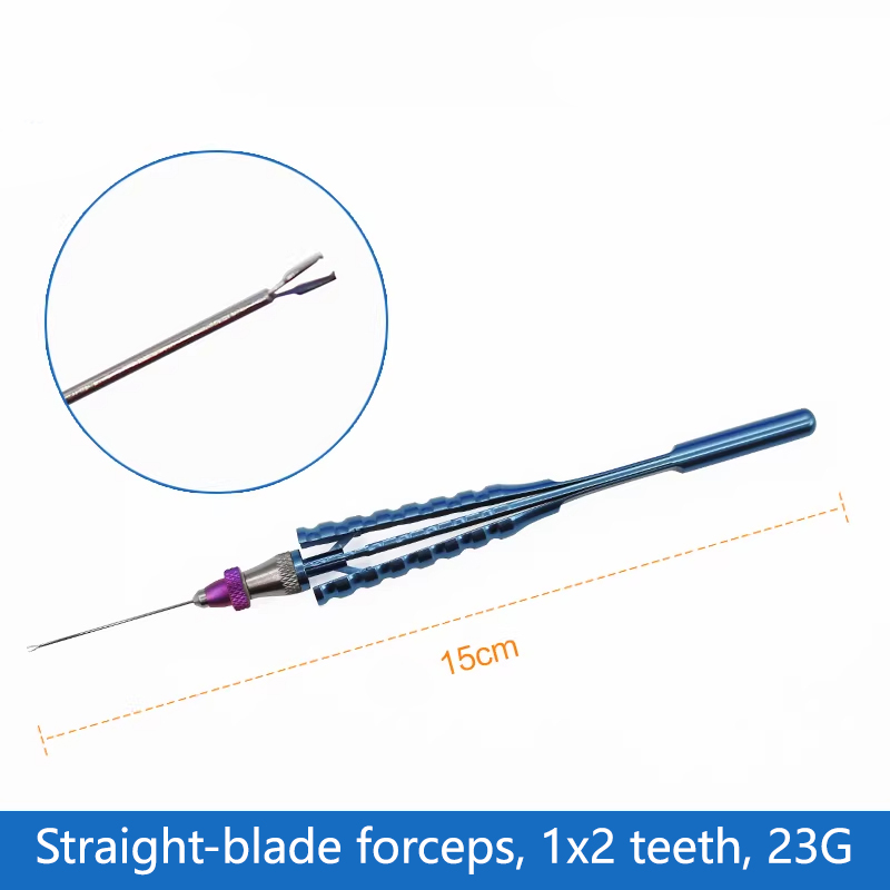 Pinza a membrana dritta T253S, 1x2 denti, 23G