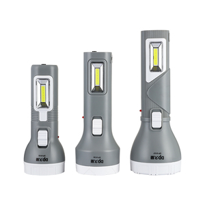 Doppia funzione portatile ricaricabile torcia a LED di grande capacità torcia elettrica con pannocchia LED luce laterale di emergenza - Product Image 5