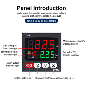Tc4 điều khiển nhiệ<span class=keywords><strong>t</strong></span> độ hiển thị kỹ thuậ<span class=keywords><strong>t</strong></span> số hiển thị thông minh độ chính xác cao PID quy định đầu ra kép điều khiển phổ quá<span class=keywords><strong>t</strong></span> - Product Image 5