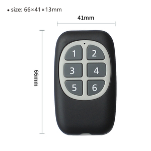 Drahtlose 6-Tasten-HF-Fernbedienung für Barriere tür 433,92 MHz Fernbedienung Duplikator Sender Fabrik preis - Product Image 5