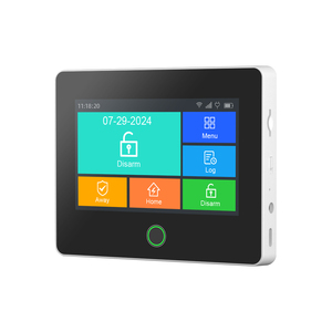 2024 Tuya Wireless Touch GSM WIFI Kit de sistema de alarma inteligente de seguridad para el hogar con Sensor de movimiento PIR Sensor de puerta - Product Image 3