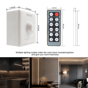 Prezzo più basso Wireless 12 tasti tipo remoto interruttore Dimmer LED monocolore per luce a led - Product Image 6