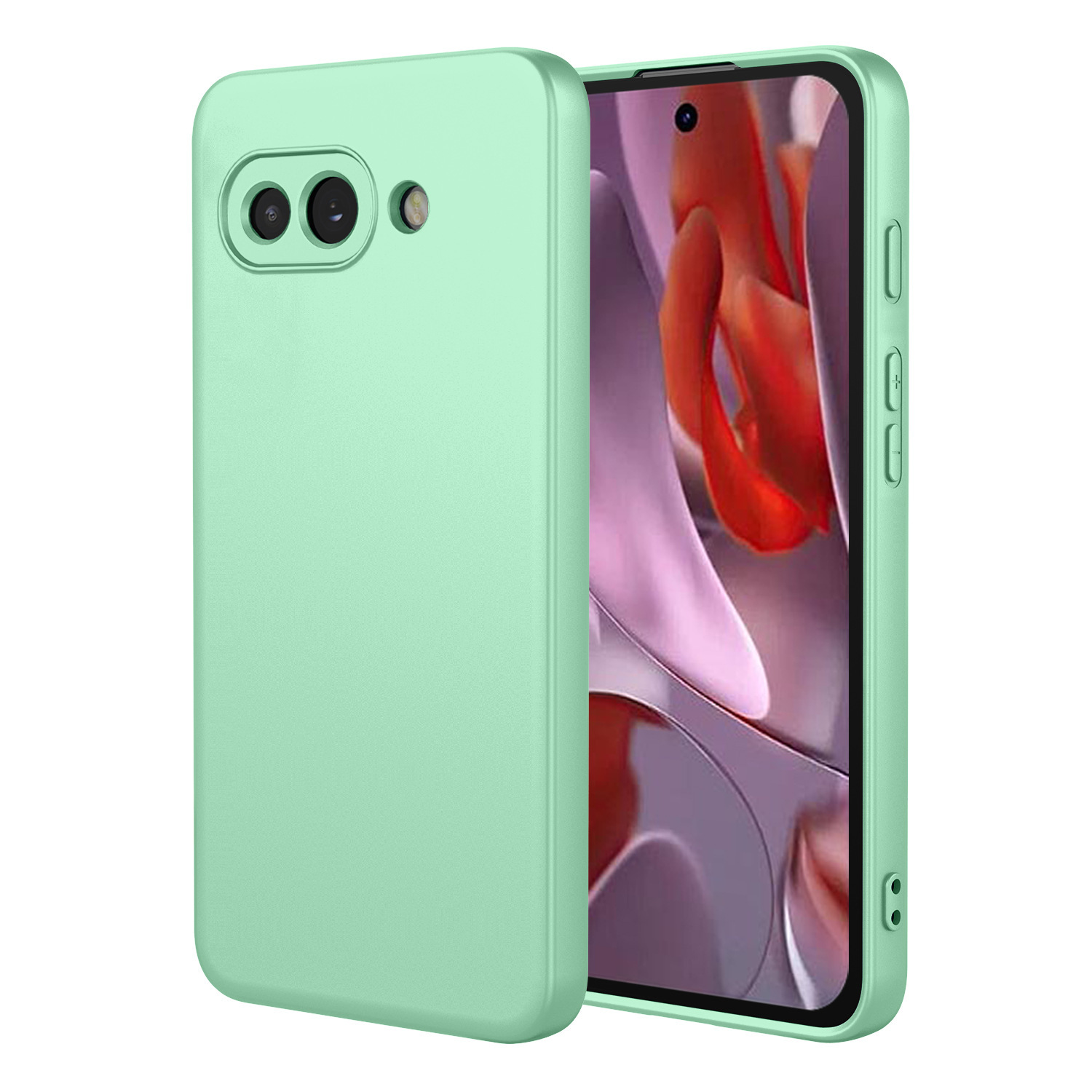 Vert Matcha (coque en silicone liquide au toucher peau)
