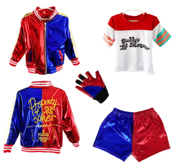 Set quattro pezzi ricamato