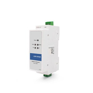 # CKX8410 USR-DR301 DIN-rail RS232 seri ke konverter <span class=keywords><strong>Ethernet</strong></span> ukuran kecil RS232 perangkat seri <span class=keywords><strong>Ethernet</strong></span> <span class=keywords><strong>Server</strong></span> mendukung Websocket - Product Image 1