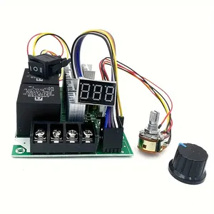 60A 0-100 Einstellbarer Drehzahl regler für DIY-Gleichstrom motor-LED-Digital anzeige und PWM DC 10V-55V-Einstellung - Product Image 4