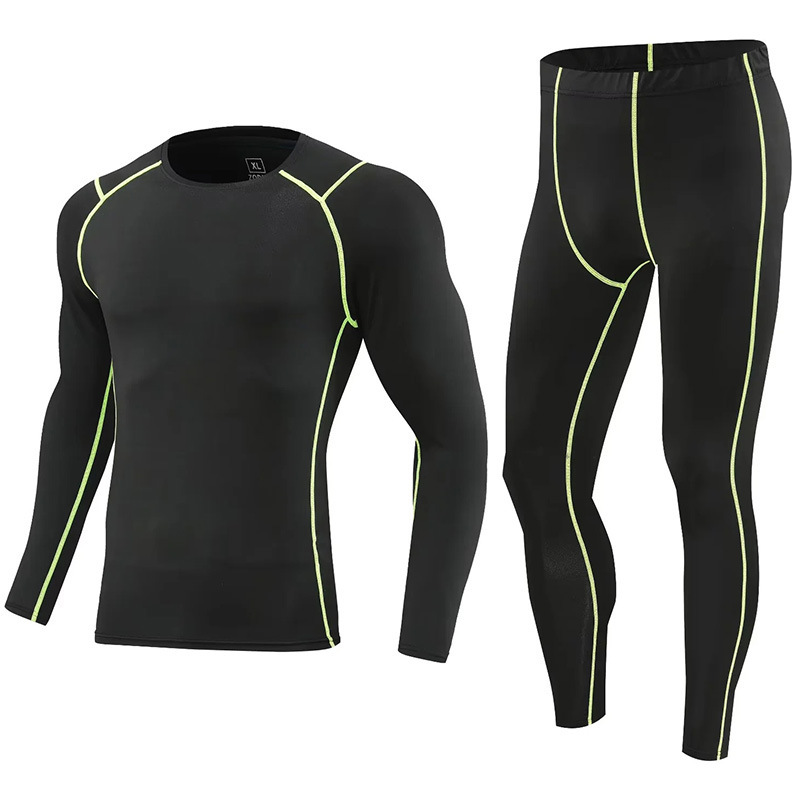 Haut noir et vert 1811 + pantalon noir et vert 1810