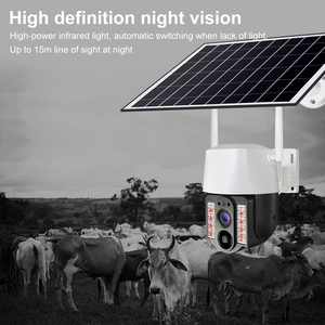 Cámara CCTV de seguridad con energía solar WiFi, detección de movimiento IP66, reconocimiento facial, baja potencia, conectividad 4G LTE, tarjeta de memoria SD - Product Image 6