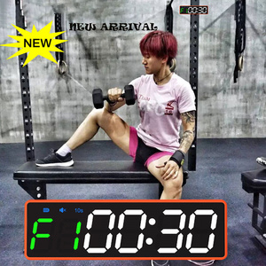 Timer di intervallo della palestra portatile allenamento orologio Fitness conto alla rovescia cronometro magnetico ricaricabile cronometro - Product Image 3