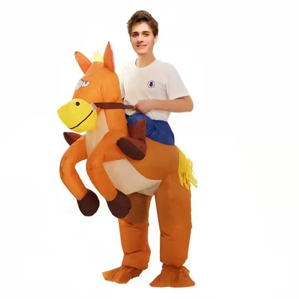 Wholesale Inflatable Model Cartoon Character Inflatables Advertising Cosplay Party Mascot Costume Horse Inflatable Costume