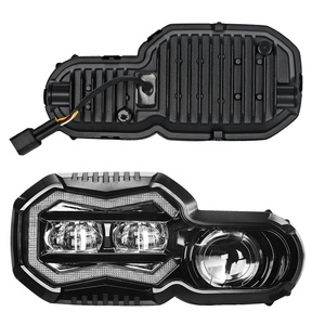 E-Mark LEDモーターサイクルヘッドランプF700 F800 GS 12V交換用LEDチップアセンブリBMW用Halo EMC付き - Product Image 4