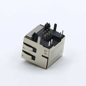 RJ458P8C磁気コネクタRJ45ミニエターネットコネクタ黄色/グリーンネットワークW/Oシールド - Product Image 2