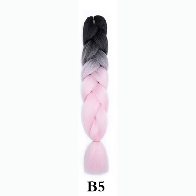 B5 noir + rose clair