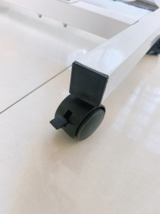 Shaohua Portable <strong>Rolling</strong> Desk Small <strong>Computer</strong> Desk Adjustable Height Mobile Stand up Desk Storage <strong>Table</strong> - Product Image 6