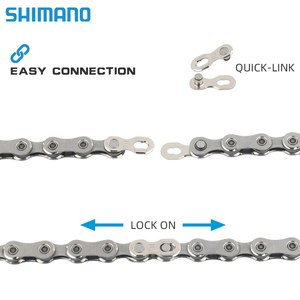 โซ่จักรยาน Shimano deore/xtr Road /mtb CN-M6100 M8100 116L M9100 12S โซ่กล่อง126L โซ่เชื่อมโยงเร็ว12V โซ่ - Product Image 6