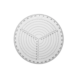 Acrylic Drawing Woodworking Centering Circle Maker Tool <strong>Center</strong> Finder Ruler Template Stencil - Product Image 1