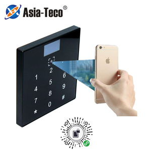 Código de barras lector de código Qr lector de control de acceso, 13,56 Mhz, lector de tarjetas IC RS232 RS485 Wiegand 26 34 TTL 20000 usuario wechat SDK libre - Product Image 1