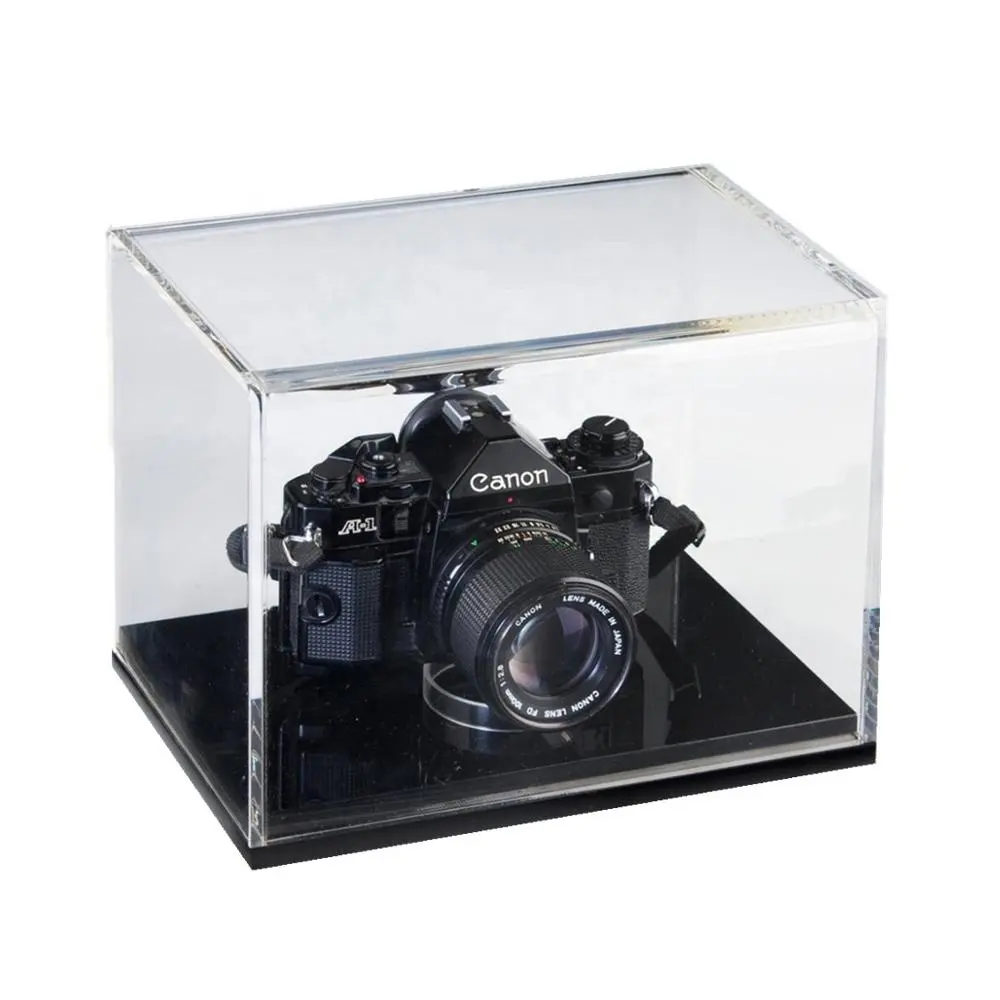 Factory price custom clear acrylic camera display case