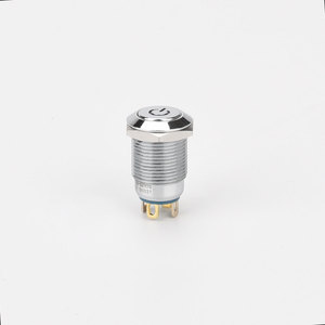 Interruttore a pulsante impermeabile in acciaio inossidabile 12MM di blocco ON-OFF/interruttore elettronico momentaneo 1NO Max voltaggio 220V IP65/67 - Product Image 4