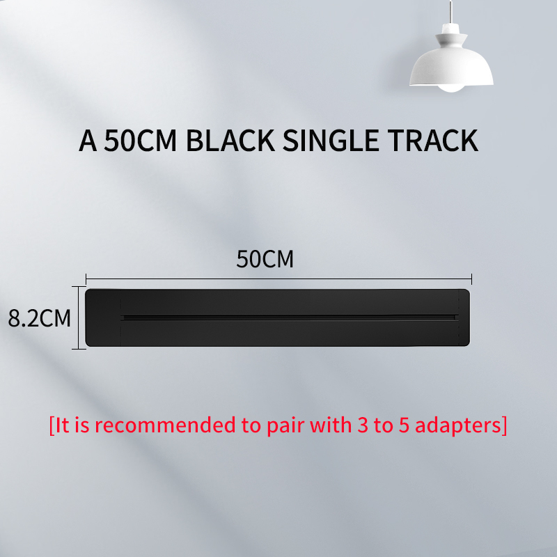 A 50CM BLACK SINGLE TRACK