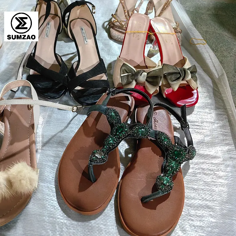 Karaku kapar ukay – chaussures de marque d'occasion pour femmes, sandales d'occasion