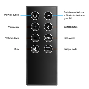 Ersatz fernbedienung für Bose TV-Lautsprecher und Solo Sound bar Serie II Kompatibel mit Bose Solo 5 10 15 Series II TV Sound - Product Image 2