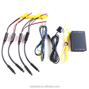 Sistema de cámara de marcha atrás de coche de vista completa de 4 canales con conmutador de vídeo de cámaras de vista lateral Cuádruple y caja de control para vehículos Toyota - Product Image 6