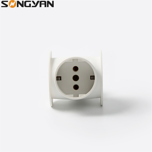 Style <strong>3P</strong> with Grounding Songyan Outlet Extension Power Adapter Multi Direction AC <strong>Plug</strong> in CE ROHS 2 Years Pp+copper C3-1 - Product Image 3