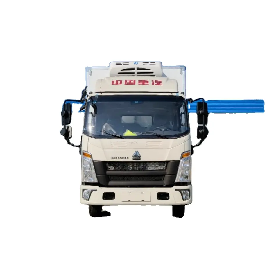 شاحنة فوطان للنقل والبريد والطعام 2024 رائجة البيع 4.2m 130 قوة حصانية 1 طن شاحنة ثلاجة الصين هوبي يورو 3 يورو 2