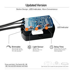 PIR Bewegungssensor für menschlichen Körper Detektor Infrarot 12 V Bewegungssensor- und Positionssensor Lichtsteuerung - Product Image 3
