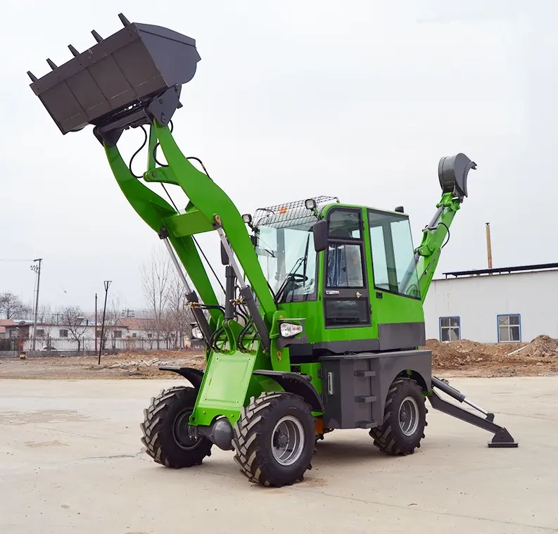 Mini Backhoe Loader WZ25-18 rated load 1800kg operating weight 4.5tons hot sale