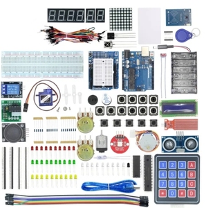 Starter Kit für Arduino Uno R3 - Uno R3 Steck brett und Halter Schrittmotor/Servo/LCD/Überbrückung kabel