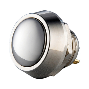 Chinakel 12mm momentaneo interruttore a pulsante interruttore a pulsante Mini interruttore a pulsante controllo industriale in acciaio inox IP65 - Product Image 3