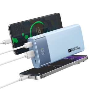 高容量20000毫安时PD 22.5W QC3.0快速充电便携式Usb充电器电源组，内置电缆C型电池组 - Product Image 1