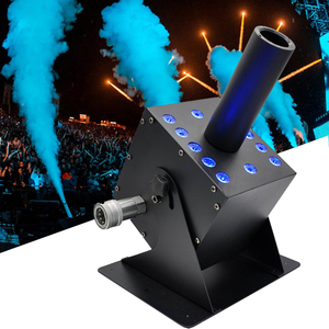 TopflashstarリモートコントロールCO2ジェットマシン12個RGB LEDステージライトCO2 Cryoジェットスモークマシンパーティーウェディングコンサート用 - Product Image 1