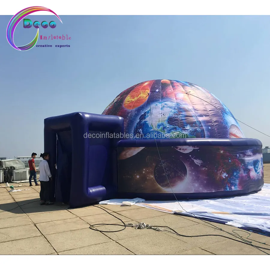 Personalizzato 3d Gonfiabile Planetario di Proiezione Tenda a Cupola