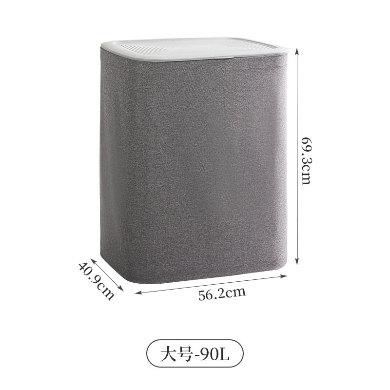 70499 Large Folding Laundry Basket 90L