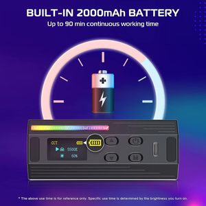 Ulanzi אני-אור כף יד אור מקל RGB Led וידאו אור 2500-<span class=keywords><strong>9000K</strong></span> צילום Rgb קרח צינור עבור youtube חי