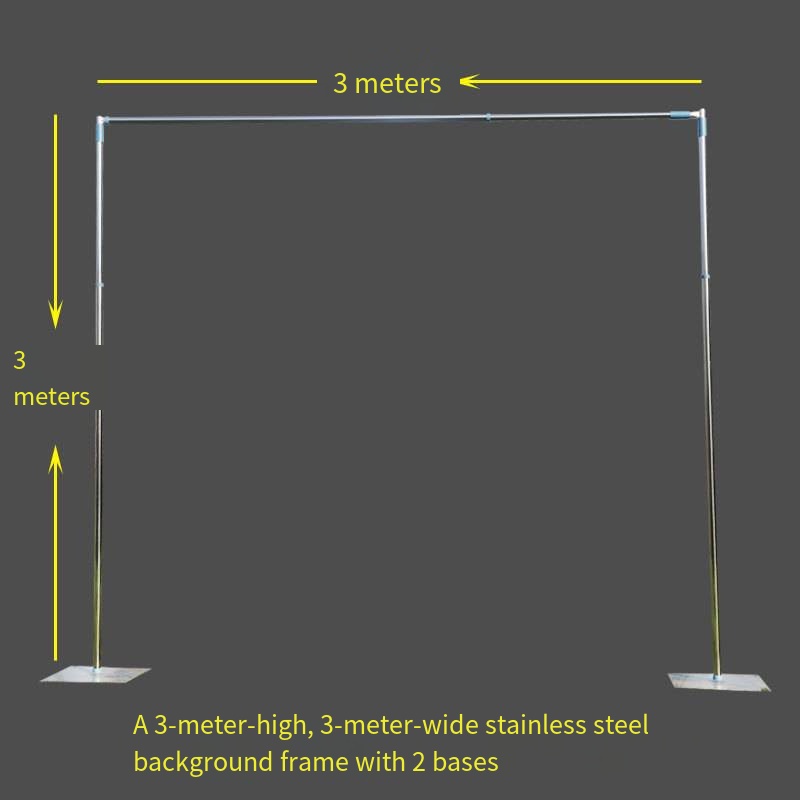 3m height, 3m width