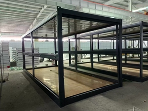 Estructura prefabricada Configuración simple Contenedor plegable económico para uso en oficina en sitio de construcción - Product Image 2