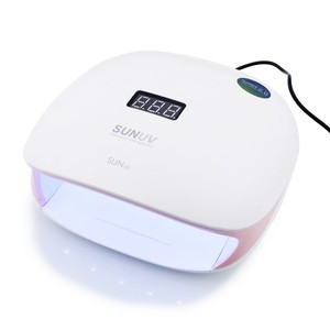 沙龙修指甲SUN4S UV <span class=keywords><strong>48w</strong></span>指甲烘干机LCD显示器36 <span class=keywords><strong>LED</strong></span>指甲烘干机灯，用于美甲凝胶抛光Unghie langpara