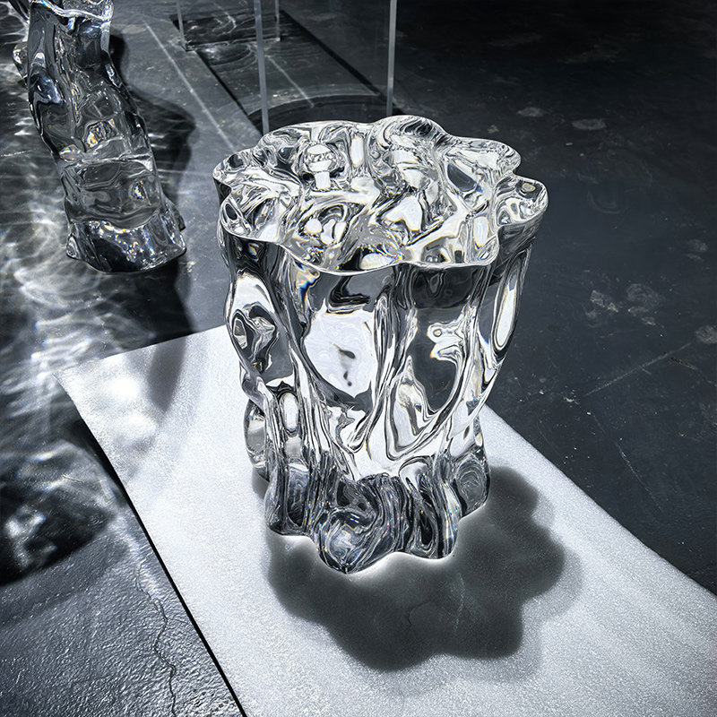 Platinum crystal transparent pier-280300430h-seat height 430mm