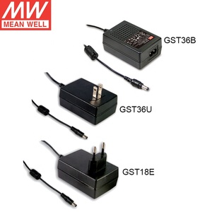 Meanwell GST36B/E/U 36W Adaptador de corriente de conmutación 5V 9V 12V 24V 48V 1.5A 3A Salida de CC para conexión de escritorio - Product Image 1