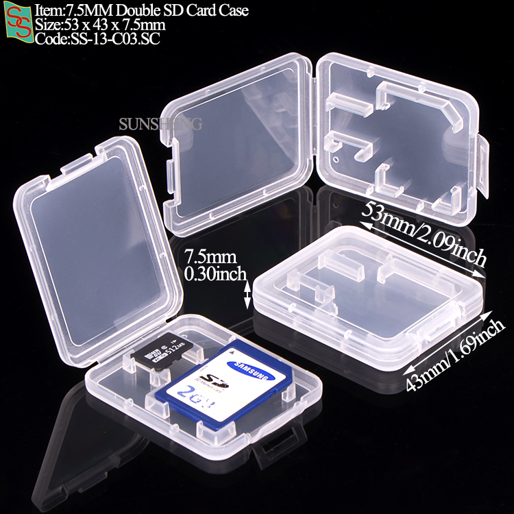 Boîtier pour cartes SD+TF C03